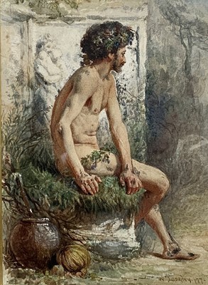 Lot 369 - Walter LANGLEY (1852 - 1922) Greek God...