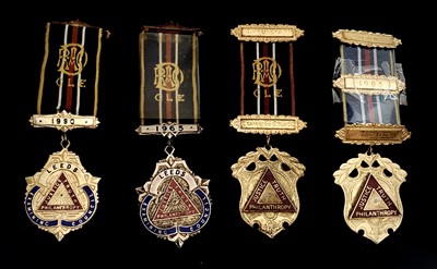 Lot 228 - RAOB Medals - 4 Silver Examining Council...