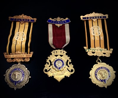 Lot 236 - RAOB medals - 3 silver/silver gilt Medals...