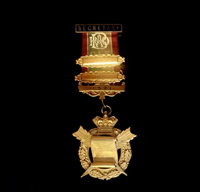 Lot 244 - RAOB Medals - 9ct gold Medal issued for...