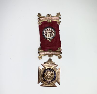 Lot 246 - RAOB Medals - 9ct gold Order of Merit issued...