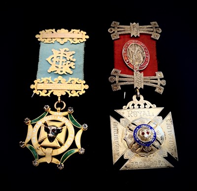 Lot 249 - RAOB Medals - 9ct gold (19gms) roll of Honor...