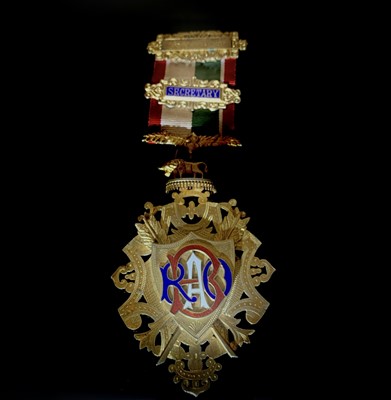 Lot 251 - RAOB Medals - large silver/gilt Secretary...