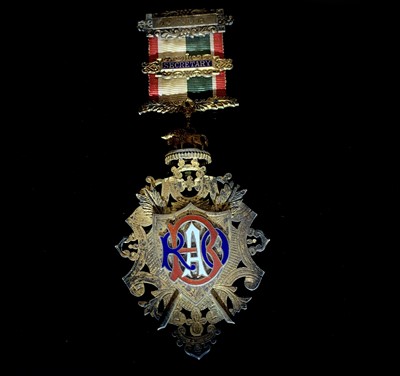Lot 252 - RAOB Medals - large silver/gilt Secretary...