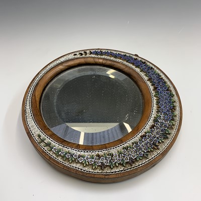 Lot 70 - An Italian olive wood easel mirror, late 19th...