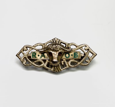 Lot 263T - RAOB Silver gilt badges (5). Lot includes 3...
