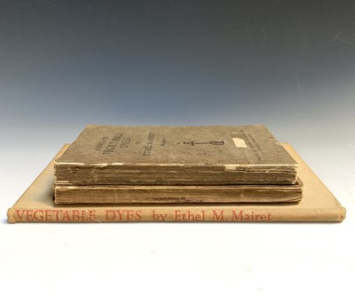 Lot 1253 - ETHEL M MAIRET "A Book on Vegetable Dyes."...