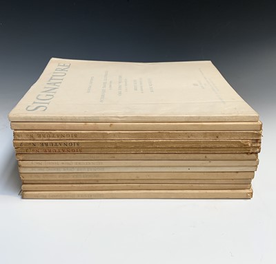 Lot 1256 - SIGNATURE and SIGNATURE (NEW SERIES) Nos 1, 2...