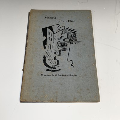 Lot 1265 - T S ELIOT "A Song for Simeon." col plate by...