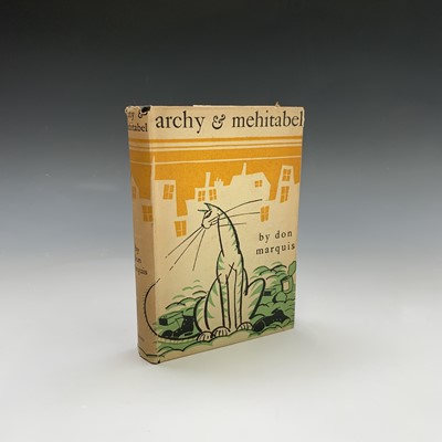 Lot 1291 - DON MARQUIS "Archy and Mehitabel". First...