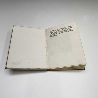 Lot 1300 - KELMSCOTT PRESS "Gothic Architecture: A...