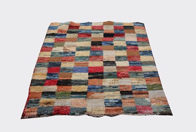 Lot 499S - A Gabbeh rug, with mutiple rows of polychrome...