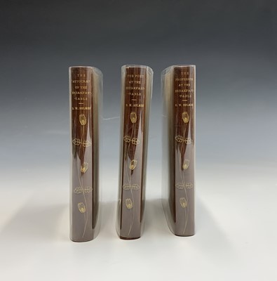 Lot 1340 - O. W. HOLMES. 'Bindings'. Three volumes poetry,...