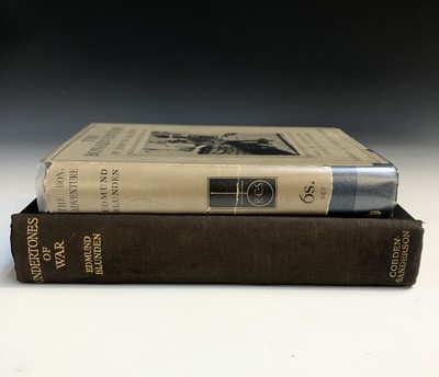 Lot 1381 - EDMUND BLUNDEN. 'Undertones of War'. First...