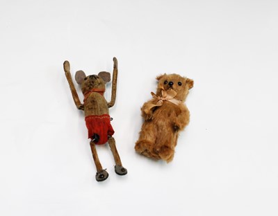 Lot 571 - 1920 SCHOCO. Wind-up mouse with whirling arms...