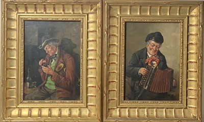 Lot 840 - Hans KERNER (XX) Two character studies,...