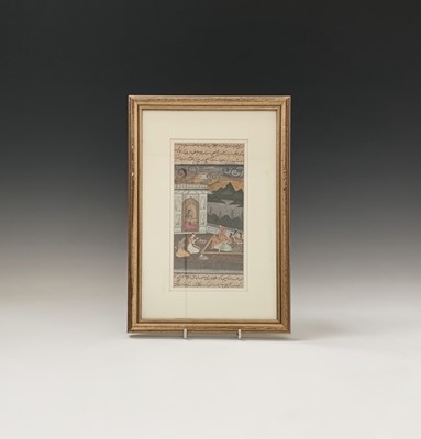 Lot 391 - A Persian manuscript leaf, 19th century,...