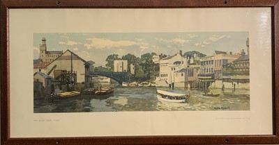 Lot 844 - Gyrth Russell The River Ouse, York. Original...