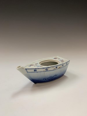 Lot 78 - A Japanese porcelain teapot in the form of a...