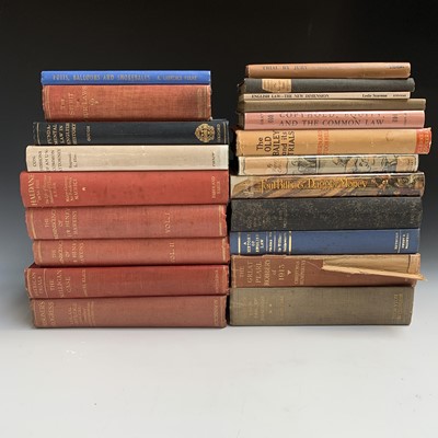 Lot 1432 - LAW BOOKS VARIOUS. BOX
