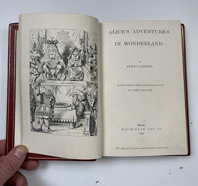 Lot 1453 - LEWIS CARROLL. 'Alice's Adventure's in...