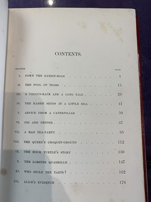 Lot 1453 - LEWIS CARROLL. 'Alice's Adventure's in...