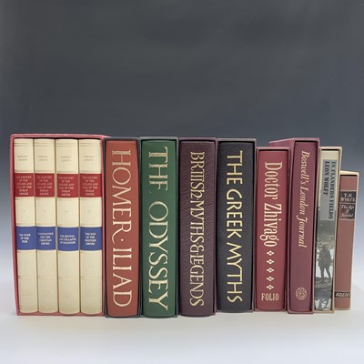 Lot 1464 - FOLIO SOCIETY. Four leather bound vols in...