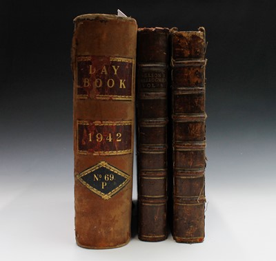Lot 1475 - WILLIAM NELSON. 'An Abridgment of the Common...