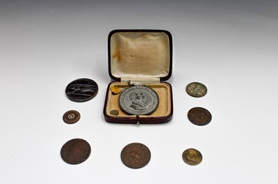 Lot 34 - TOKENS & COMMEMORATIVE MEDALLIONS: A) TOKENS:...