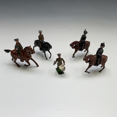 Lot 583 - Lead Soldiers - Britains: Mntd 2 hussars and...