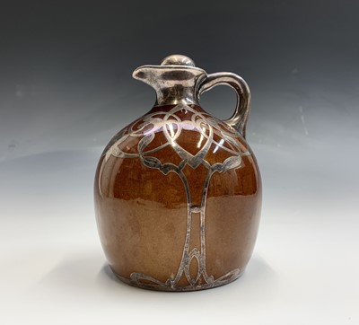 Lot 42 - A Crown Staffordshire silver deposit decorated...