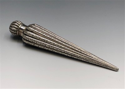 Lot 2552 - A good late Victorian fluted conical silver...