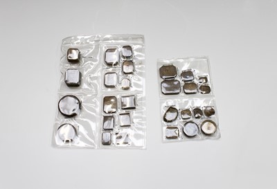 Lot 41 - BRASS WEIGHTS: A collection of 28 brass...