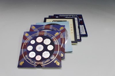 Lot 45 - GREAT BRITAIN uncirculated year sets x 6, the...