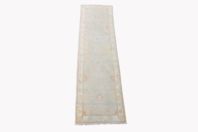 Lot 482 - An Afghan Ziegler style runner, the beige...
