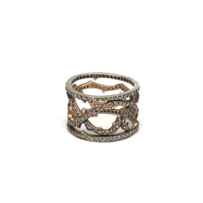 Lot 2564 - A diamond set eternity ring.