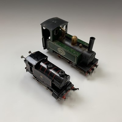 Lot 616 - MAMOD/HORNBY O GAUGE: A green Mamod 0-4-0 tank...