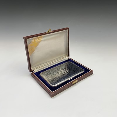 Lot 300 - A Thailand sterling silver and niello...