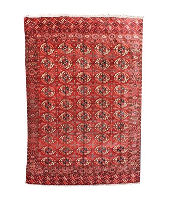 Lot 474 - A Tekke carpet, Turkmenistan, circa 1890, the...
