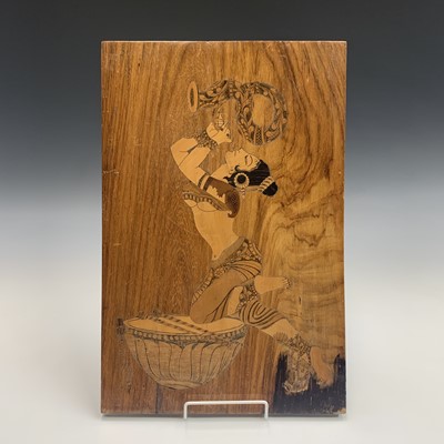 Lot 224 - A South East Asian marquetry inlaid...