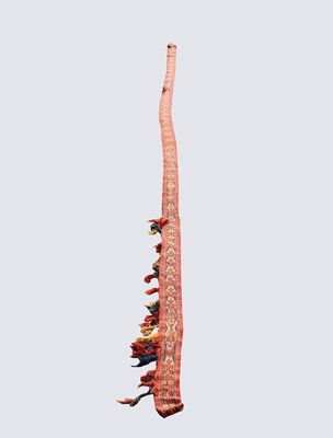 Lot 499R - A Turkoman Tent Band, length 656cm.