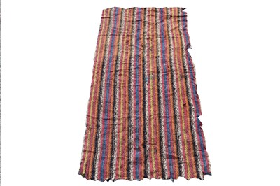 Lot 499V - A long ftatwoven textile, circa 1900, with...