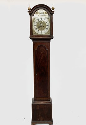 Lot 2915 - An 8 day long case clock, the movement signed...