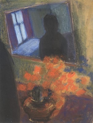 Lot 41 - Geoff OGDEN (1929 - 1997) Reflections Pastel...