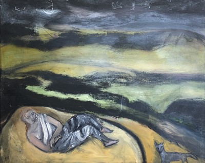 Lot 142 - Elizabeth HUNTER (1935) Fox and sleeping...