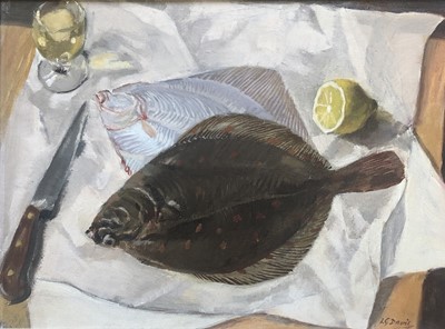 Lot 830 - Leslie G. DAVIE (1909-1999) Still life with...