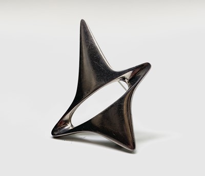 Lot 15 - A Georg Jensen silver brooch shape 339...