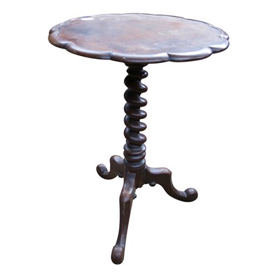 Lot 3304 - A Victorian mahogany tripod table, the pie...