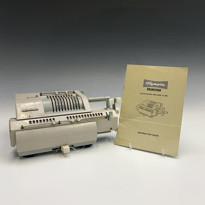 Lot 142 - An Olympia Brunviga 13RM calculating machine,...