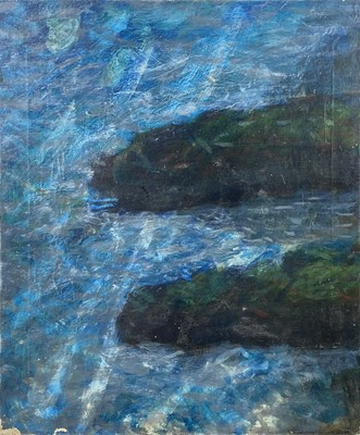 Lot 73 - Jeremy LE GRICE (1936-2012) Flat Rocks Oil on...